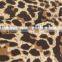 yellow coffee leopard plain pattern polyester spandex transparent fabric