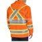 Hi-vis sleeves waterproof jacket reflective security jacket