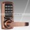 New Zinc Alloy handle Push Button Digital or Key Code Door Locks