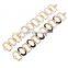 2015 New Chain 18k gold plated bracelets bangles for Women Jewelry Imitation Gemstone bracelets bangles