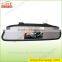 Integrated rear view camera with visual camera car beep parking sensor