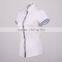 White Women Office Blouse for uniform short sleeve fashionable white blouse Formal Blouses For Ladies
