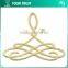 Gold Metallic Butterfly Flying Iron-on Embroidery Patches