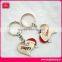 High Quality Christmas Santa Metal Key Chain