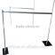 2016 Hot Selling Wedding Backdrop Pipe System in Black Color With Height Adjustale Upright