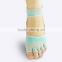 Custom Gripe Open 5 Toe Yoga Pilates Sock wholesale sock