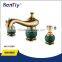 China modern brass chrome bathroom big rain bath shower set