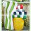 100 cotton Multi colors stripes bath towel blanket for promotion