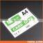 China Golden Supplier PVC Card Case Hard PVC Document Card Case