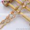 18k gold xuping jewelry lovely flower charm bracelet