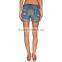 2015 rolled up hem cut ripped jeans women shorts JXQ1097