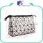 Fashion gold embossed pu leather cosmetic bag for women