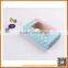 logo paper box foldable for chocolate