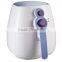 Household electric no oil air fryer,Digital control air fryer oil free cooking,Round electric air deep fryer without oil