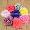 Spot wholesale Chiffon stereo roses hairpin baby girls headdress 28 colors optional