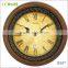 16 inch wall hanging analog vintage style 2015 clock(16W38GL-90)