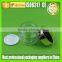 3.3oz 100g high quality clear glass cosmetic jar for cosmetic cream packaging