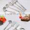 High quality Stainless Steel Kitchen Cooking Utensils With Bamboo Joint Shaped Handle With FDA LFGB Certification