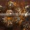ROSE RED FAIRY WEDDING DECOR RATTAN BALL LED STRING LIGHTS