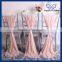 SH004A cheap elegant fancy wedding dusty pink chiffon chair sash with buckle