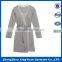 Punch summer bathrobe with hooded women night gown cotton knitting jersey bath robe