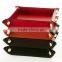 storage basket storage bin leather tray