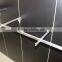 1" slot 2" center shopfittings aluminum wall upright