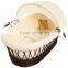 100% cotton colourful waffle moses wicker basket set basket stand