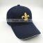 Custom design 100% cotton twill embroidered baseball cap