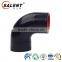 2'' 51mm high temperature reinforced automotive black elbow 90 degree silicone
