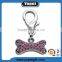 Best Selling Dog Pendant With Rhinestone Metal Heart Dog Charm,Customized Logo