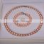 Wholesale custom cheap pearl necklace colorful size 9-10mm
