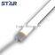 100cm 5050 Aluminum LED Leisten DC12V 16W/M 72led Milky cover White