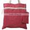 Drawstring Shopping Jute Bag with Strap Handle and Attached Coin Purse