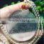 Wholesale natural clear crystal round pendant with buddhism character for gift