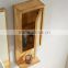 1038 Modern small oak wood bathroom vanities with side cabinet