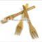 19cm long bamboo fork for cake or dessert hot sale in western countries