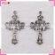 Sterling imitate silver cross pendant for necklace, imitate antique silver jesus cross pendant