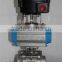 Pneumatic 3pc SS304 weld ball valve