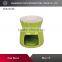 New design ceramic chocolate pot with foundation high color glaze chocolate fondue set temperatura
