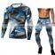 New design custom brand men's compression long sleeve t-shirts, slim fit t-shirts