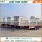 3 axle 40 ton 60 ton high drop side board cattle gated stake steel cage cargo fence semi trailer for sale