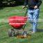 lawn fertilizer and garden grass seed spreader
