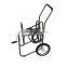 Garden hose reel cart