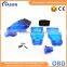 Assembled BLue OBD2 Connector J1962 Male Plug with Enclosure and Cable Relief