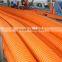 plastic corrugated Modified polypropylene pipe cable communications conduit electrical conduit pipe