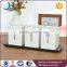 3pcs white slivery cutlery decal embossed ceramic cutlery holder