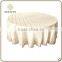 132" Round Bronze Pintuck Tablecloths