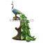 Handmade Resin Peacock Sculpture Statue for Sale