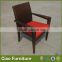 Outdoor rattan furniture table and chairs wicker dining set